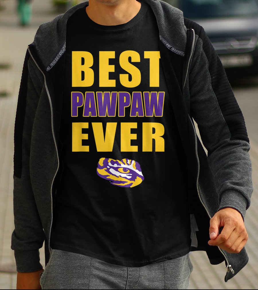 Best Pawpaw Ever LSU Tigers Fan T-Shirt