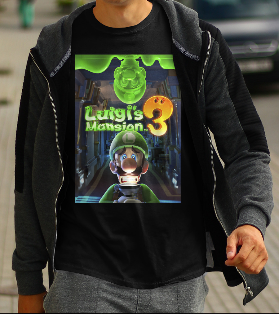 Luigi's Mansion 3 Luigi Ghostly Adventure T-Shirt