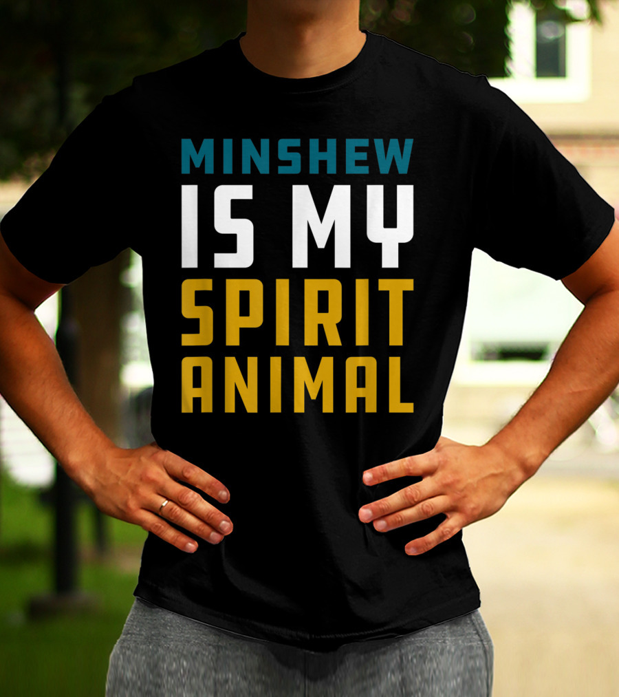 Minshew Is My Spirit Animal Mens Shirt Sports T-Shirt