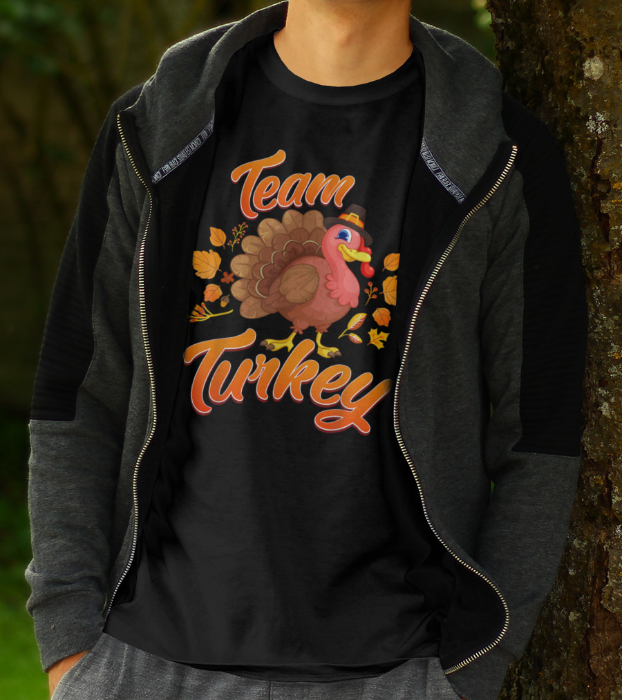 Team Turkey Thanksgiving Family T-Shirt