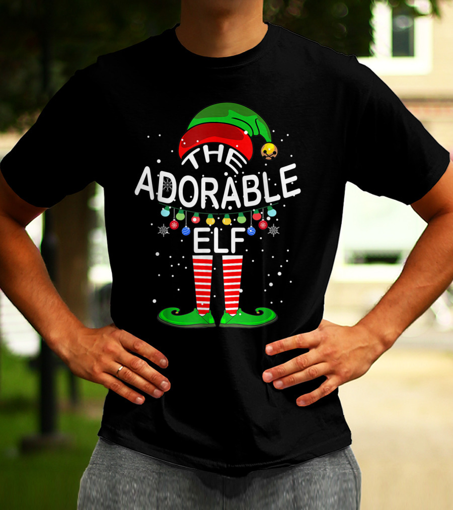 The Adorable Elf Christmas Family Matching T-Shirt