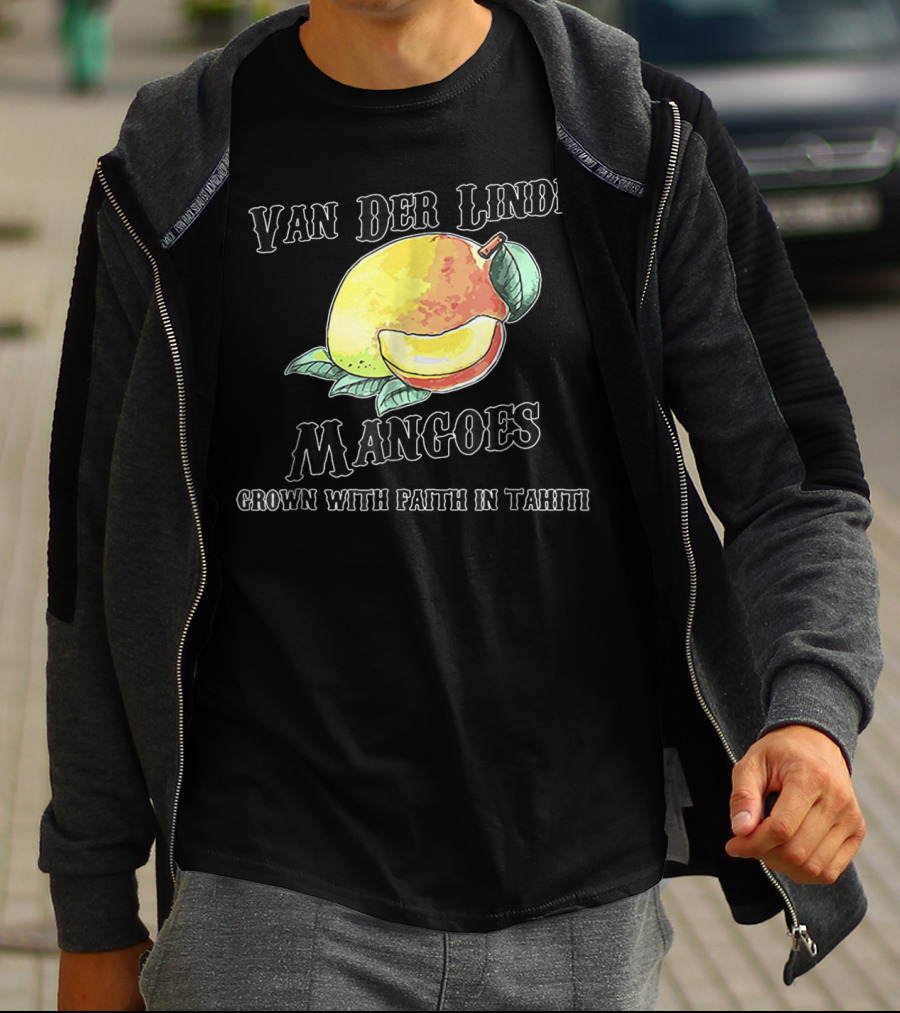 Van Der Linde Mangoes Grown With Faith In Tahiti Rdr2 Style Gaming T-Shirt