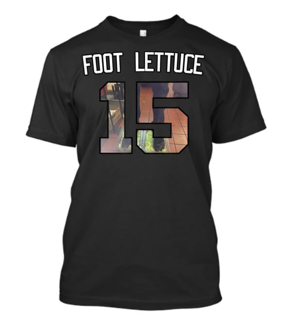 Foot Lettuce Meme Funny Number Fifteen T-Shirt