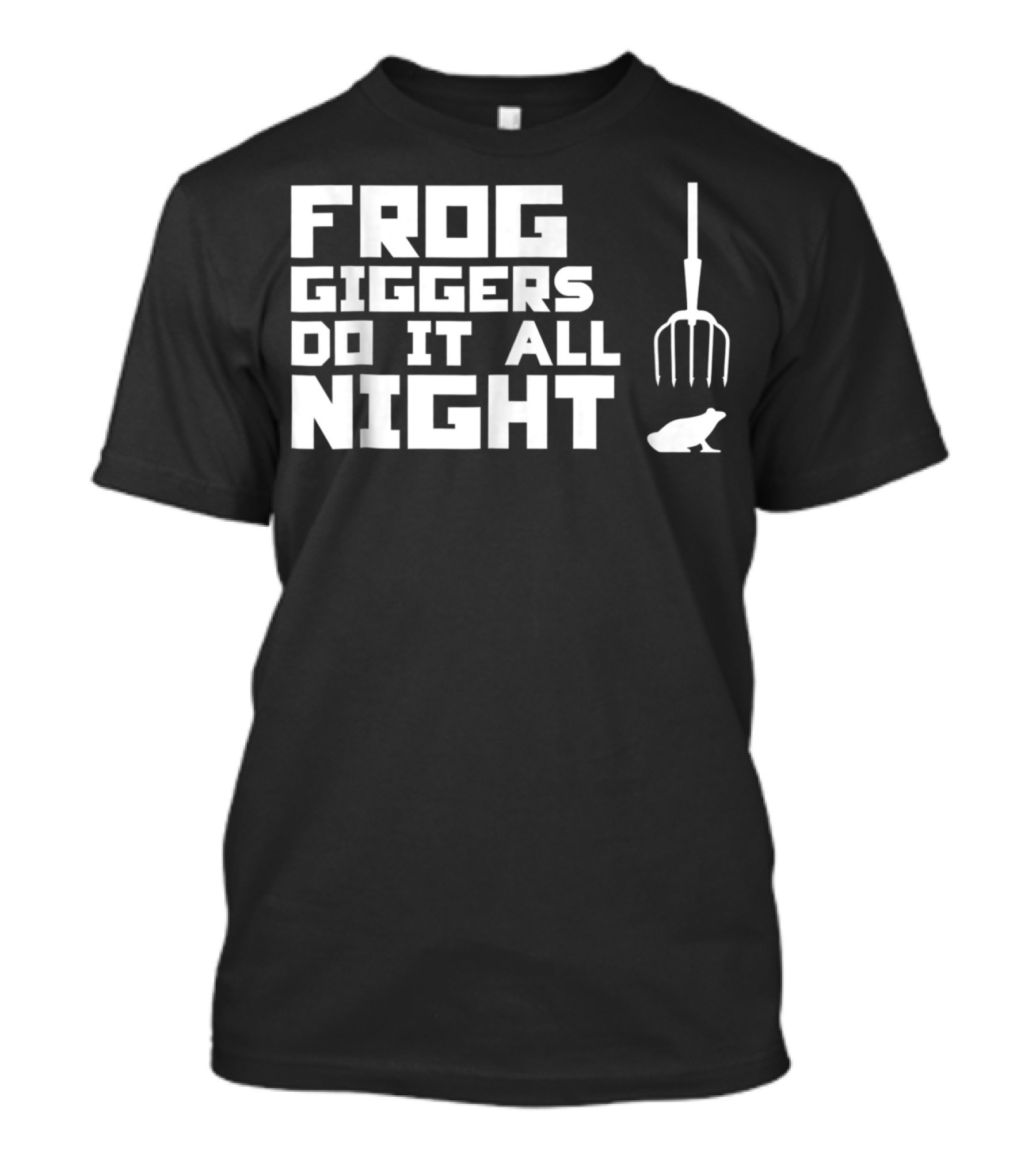 Frog Giggers Do It All Night Pitchfork Frog T-Shirt