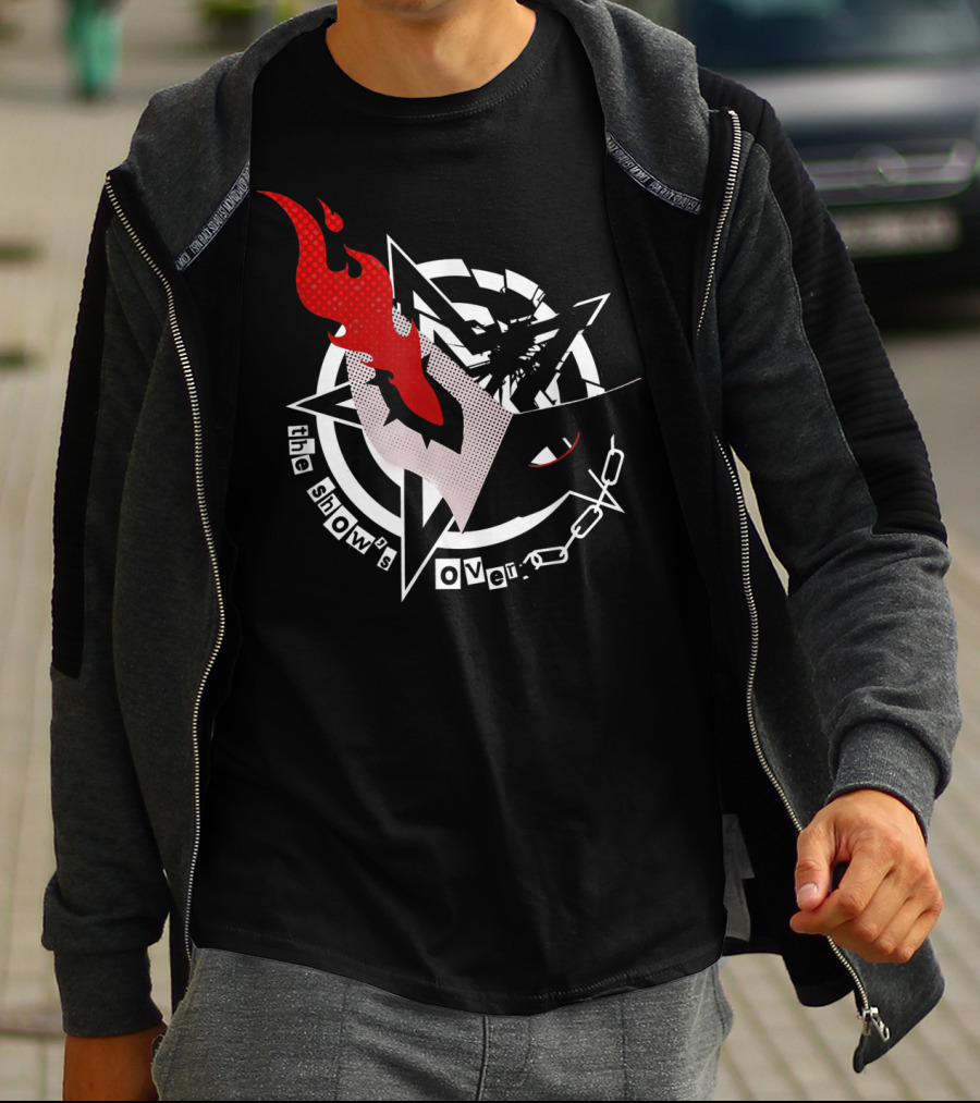 Persona 5 The Show's Over Mask Star Chains T-Shirt