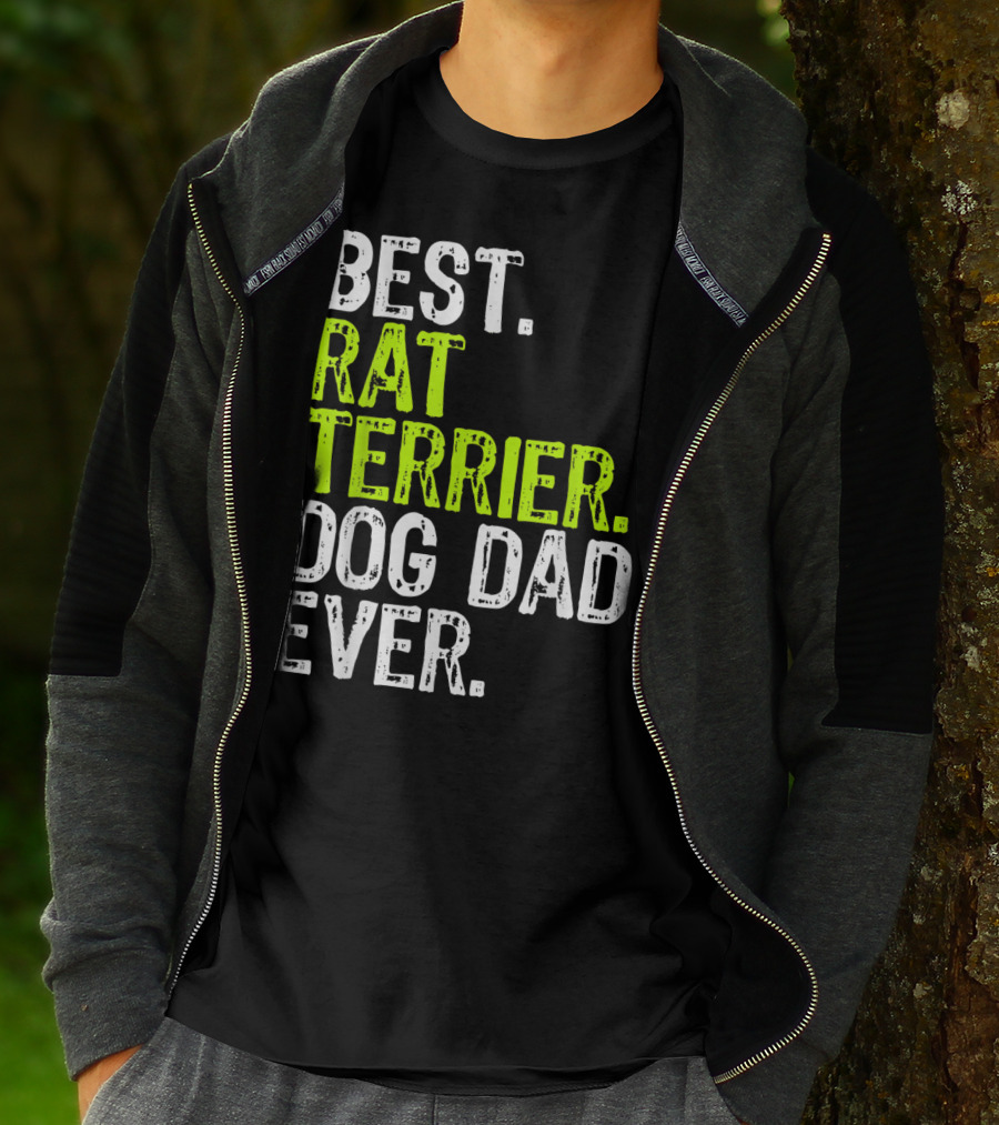 BEST RAT TERRIER DOG DAD EVER T-Shirt