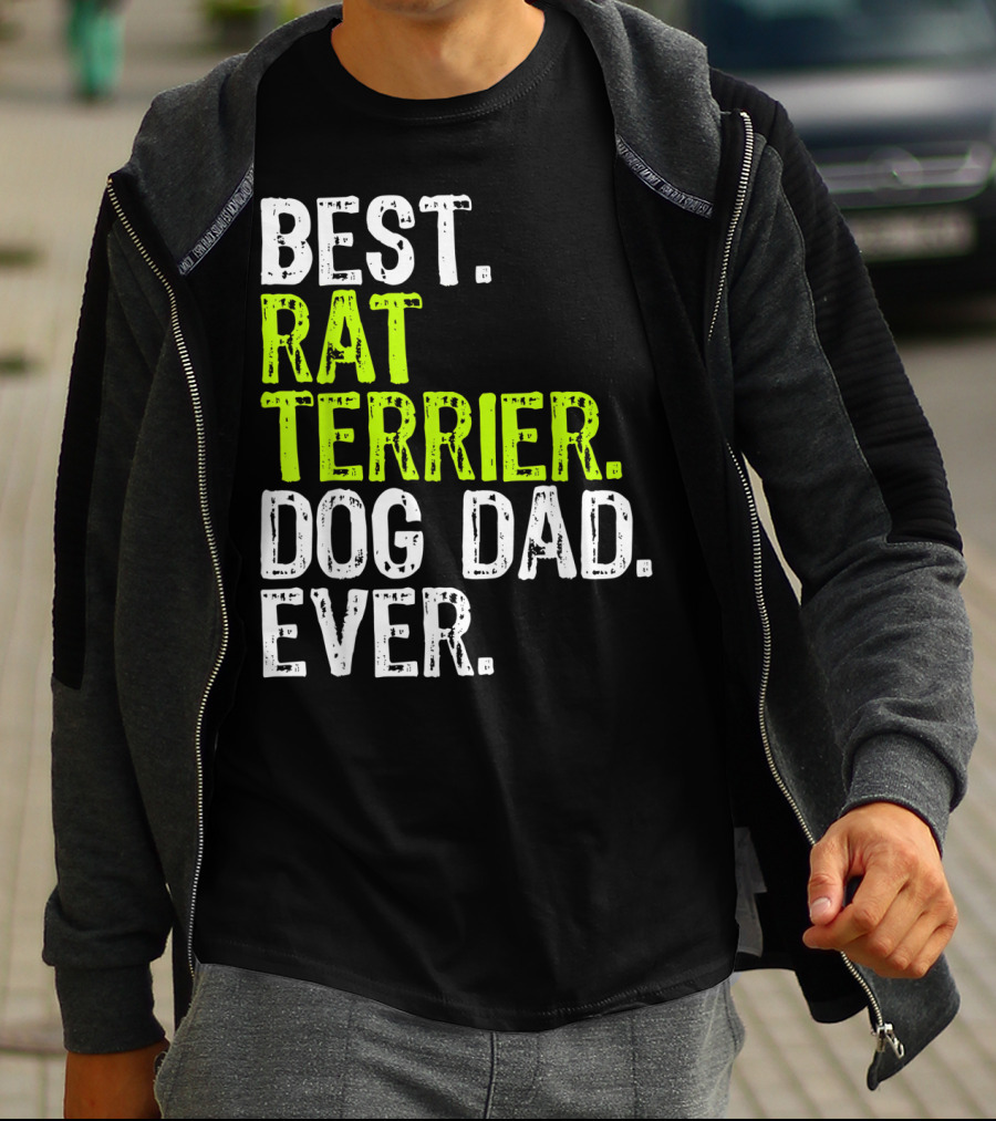 BEST RAT TERRIER DOG DAD EVER T-Shirt