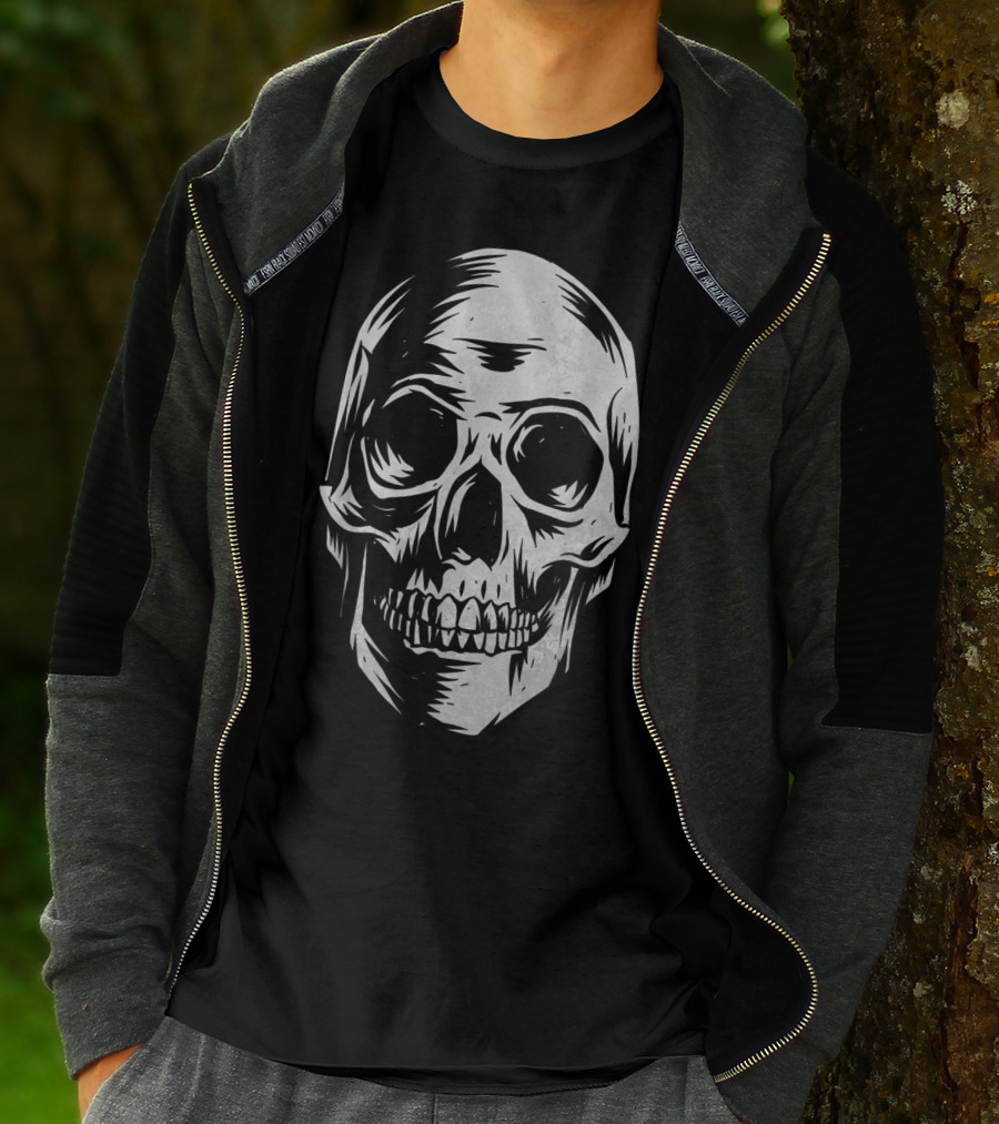 Skull Distressed Vintage Hall T-Shirt