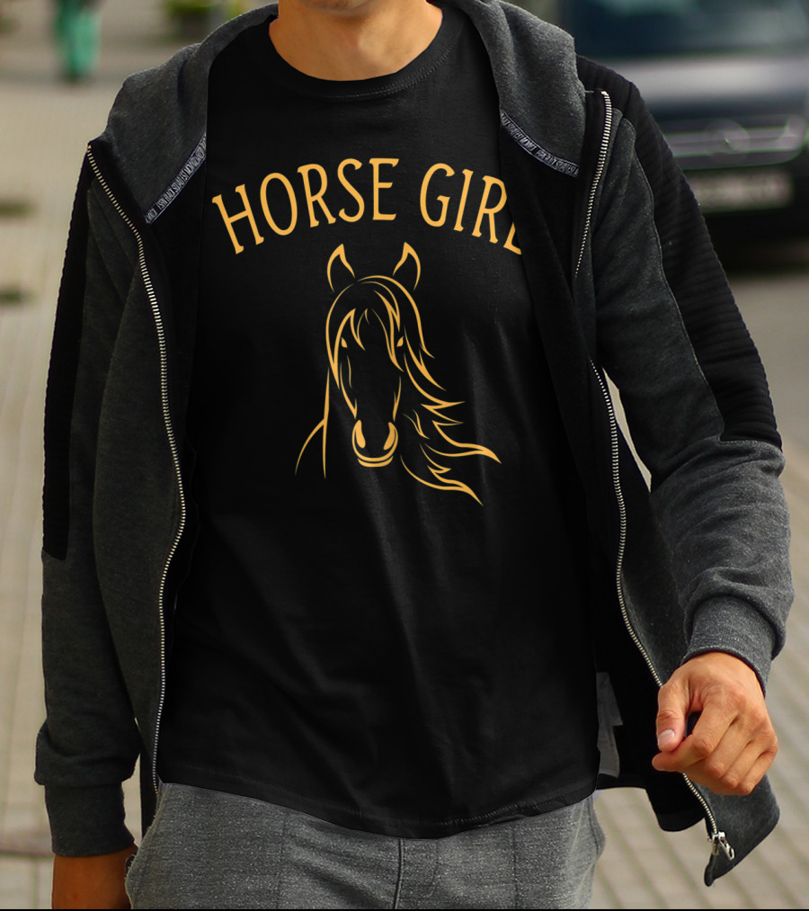 Horse Girl Funny Horse Lovers T-Shirt