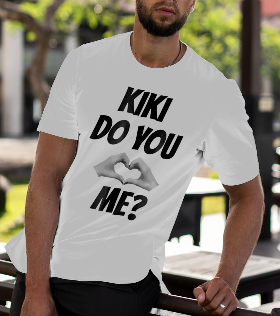 KIKI Do You Love Me Hands Heart Shape T-Shirt