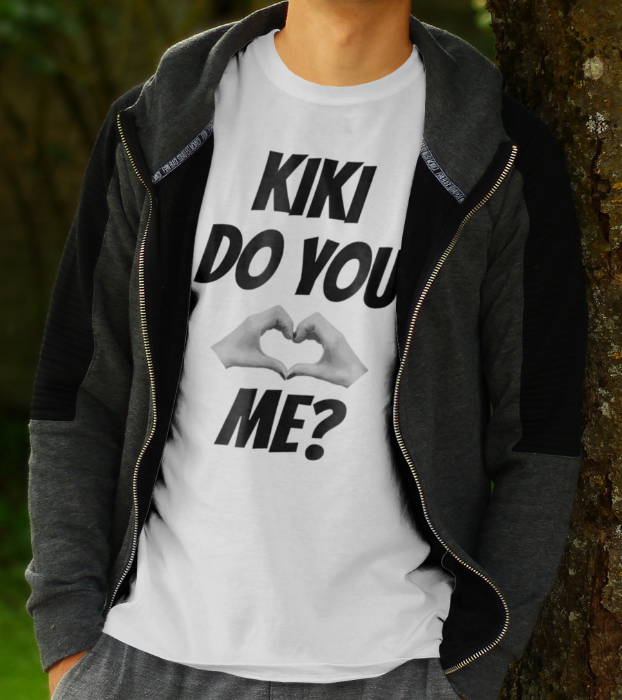 KIKI Do You Love Me Hands Heart Shape T-Shirt