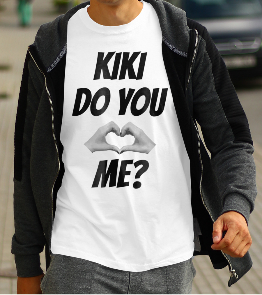 KIKI Do You Love Me Hands Heart Shape T-Shirt