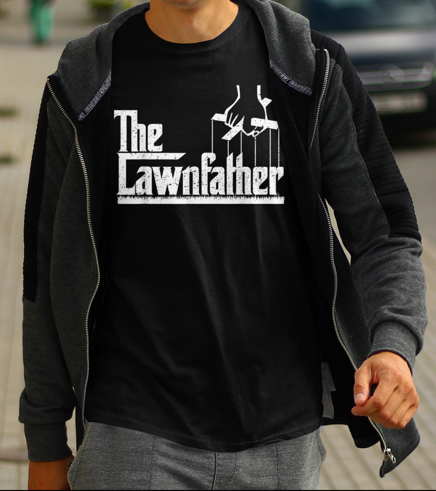 The Lawnfather Lawn Mowing Funny For Father's Day T-Shirt