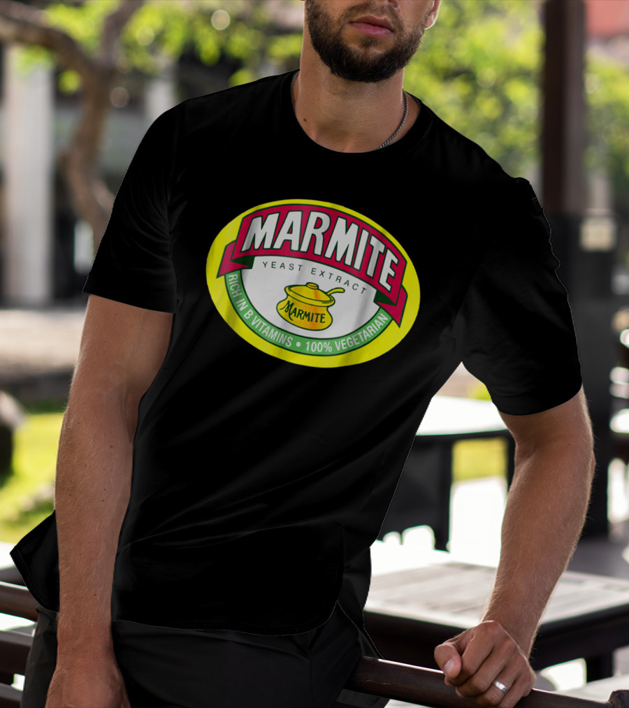 Marmite Yeast Extract Rich In B Vitamins 100% Vegetarian T-Shirt