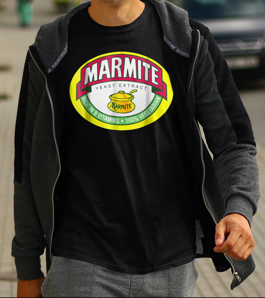 Marmite Yeast Extract Rich In B Vitamins 100% Vegetarian T-Shirt