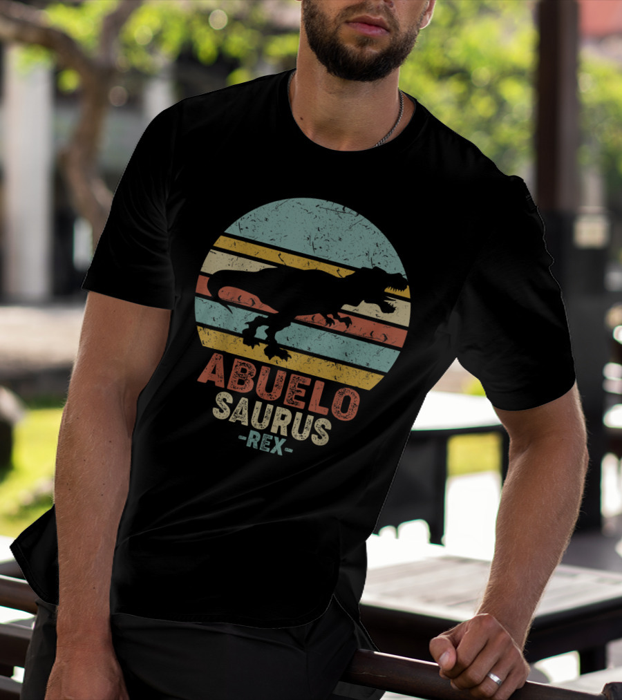 Abuelo Saurus Rex Vintage Dinosaur T-Shirt