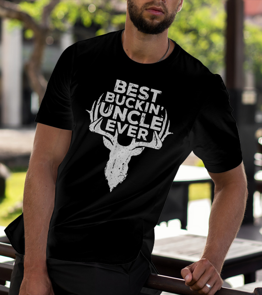 Best Buckin' Uncle Ever Deer Hunters Mens T-Shirt