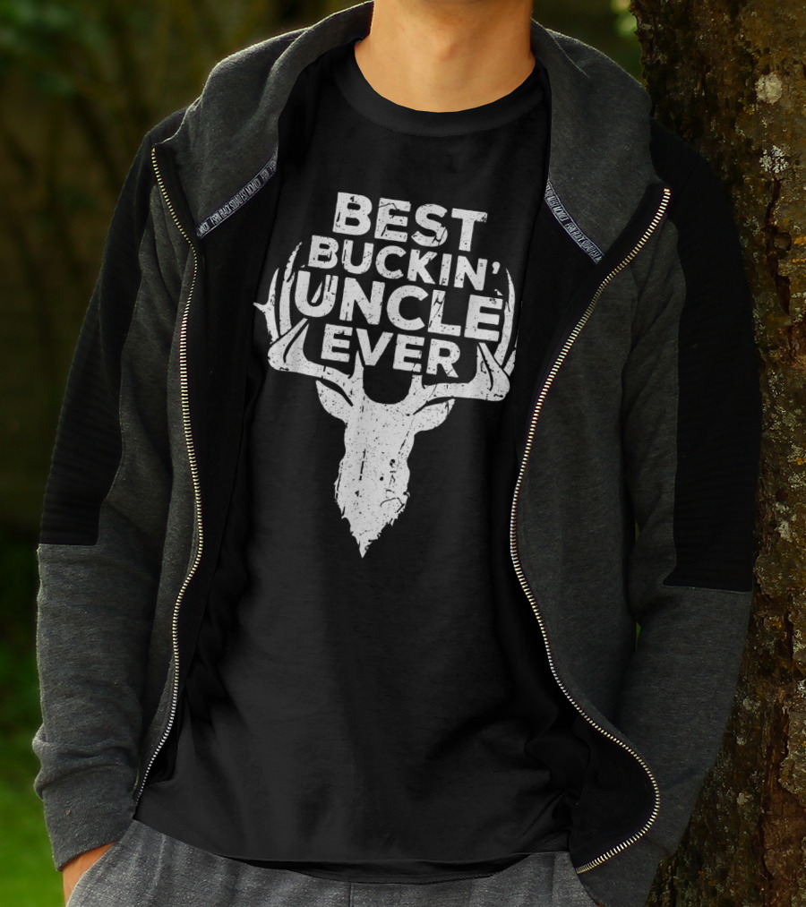 Best Buckin' Uncle Ever Deer Hunters Mens T-Shirt