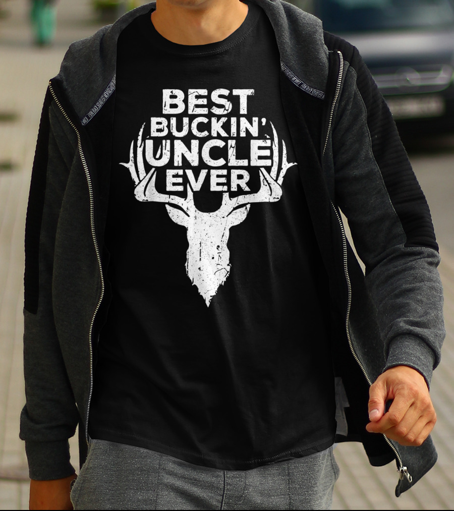 Best Buckin' Uncle Ever Deer Hunters Mens T-Shirt