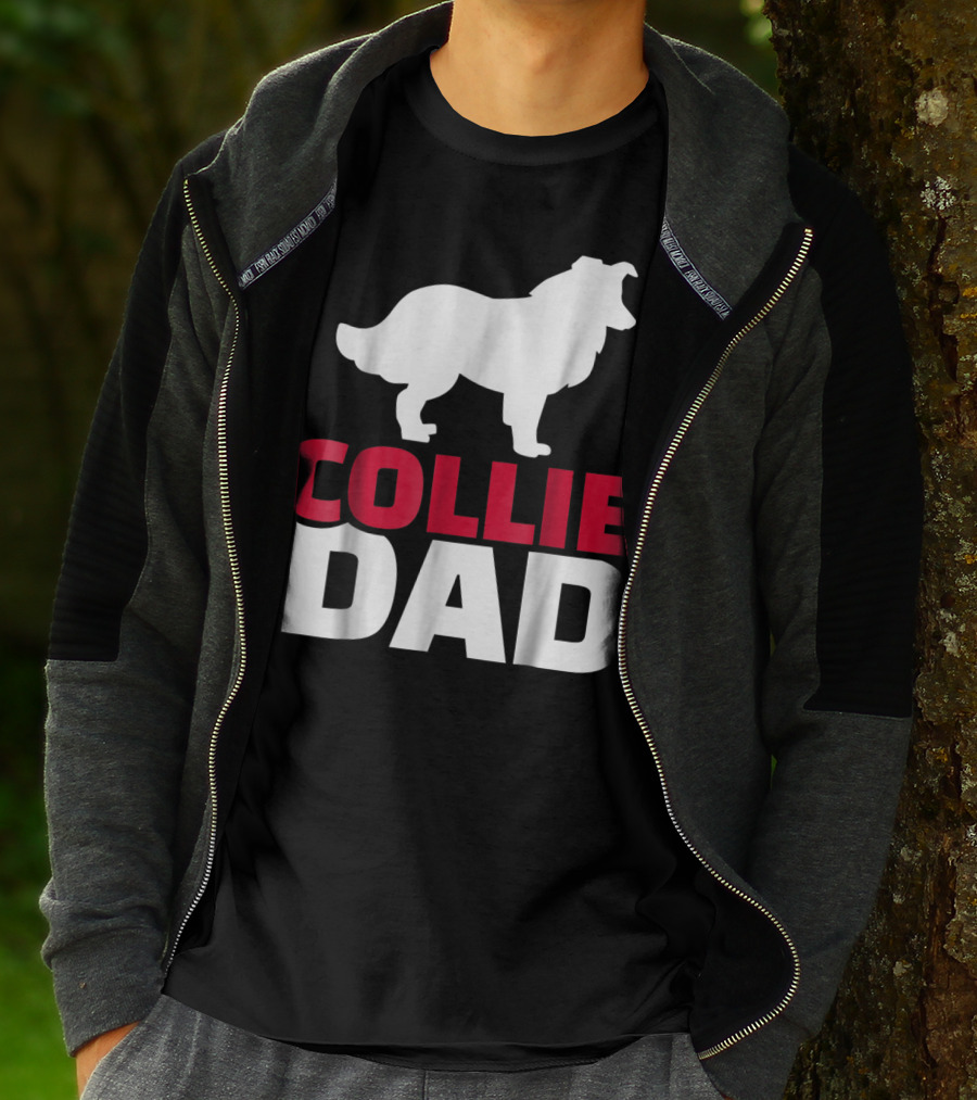 Collie Dad Border Collie T-Shirt