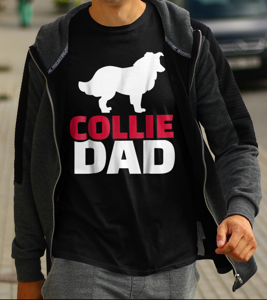Collie Dad Border Collie T-Shirt