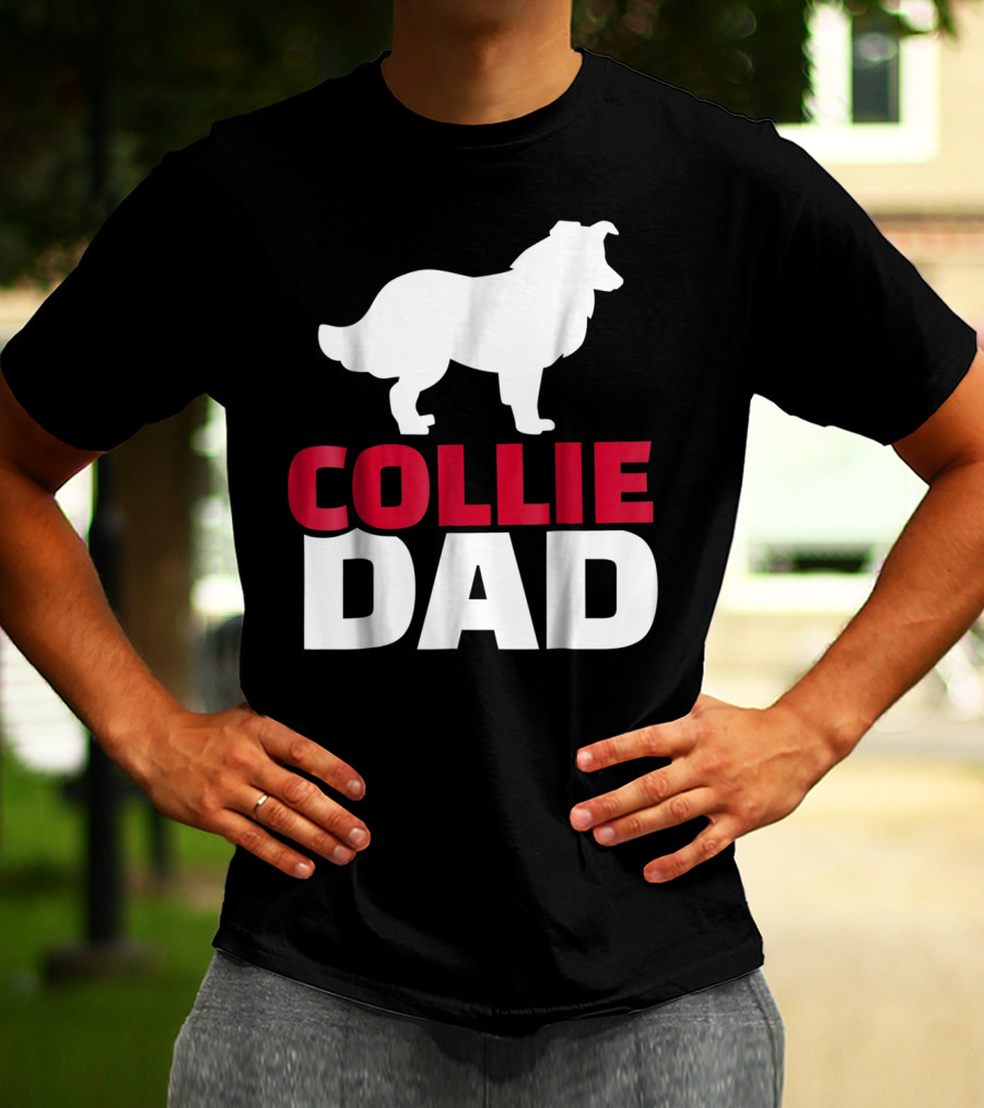 Collie Dad Border Collie T-Shirt