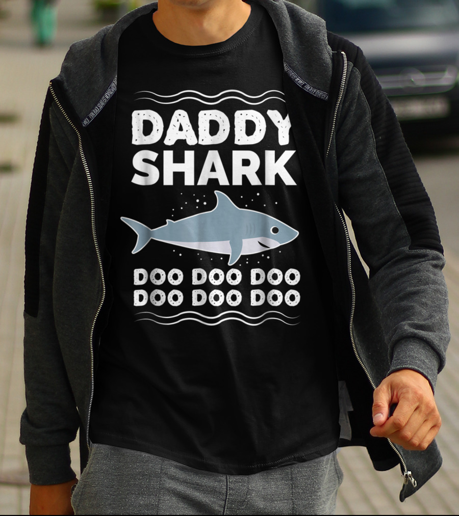 Daddy Shark Doo Doo Doo Mens Matching Fam T-Shirt