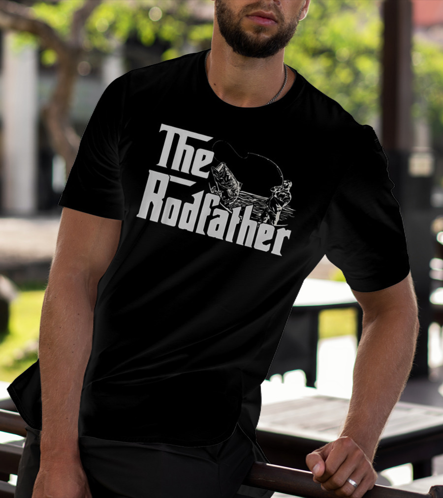 The Rodfather Bass Fishing Humor For Anglers T-Shirt
