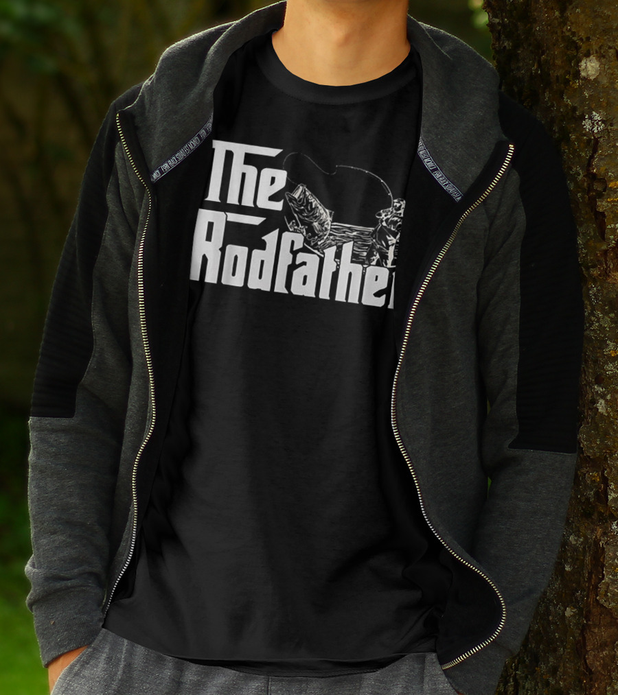 The Rodfather Bass Fishing Humor For Anglers T-Shirt
