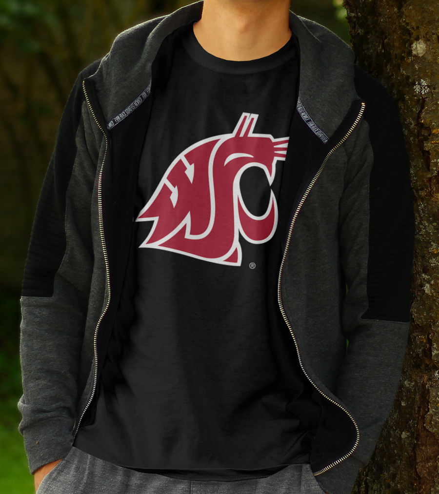 Washington State Cougars NCAA Logo PPWST03 T-Shirt
