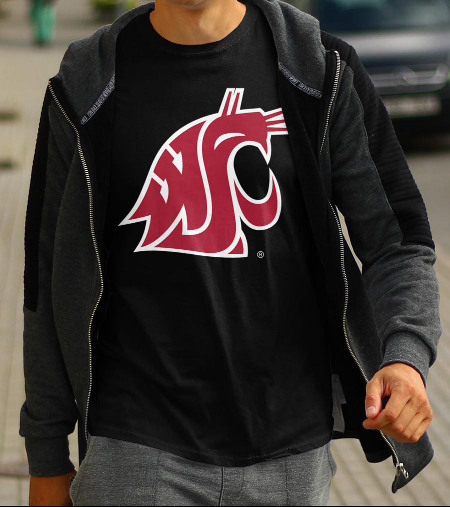 Washington State Cougars NCAA Logo PPWST03 T-Shirt