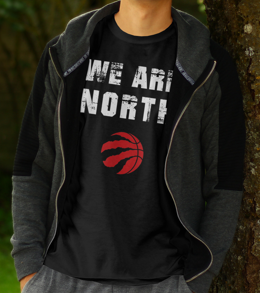We Are The North Raptors Basketball Claw T-Shirt