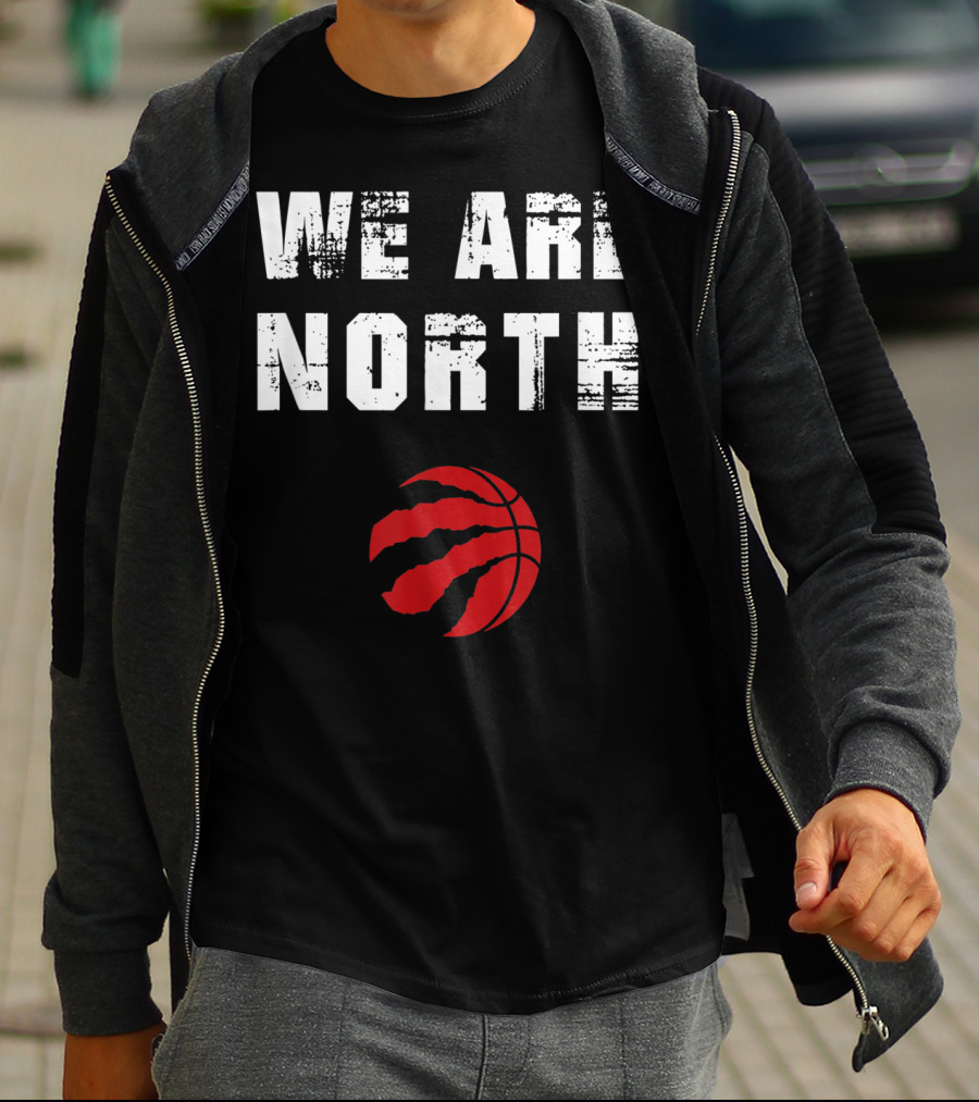 We Are The North Raptors Basketball Claw T-Shirt