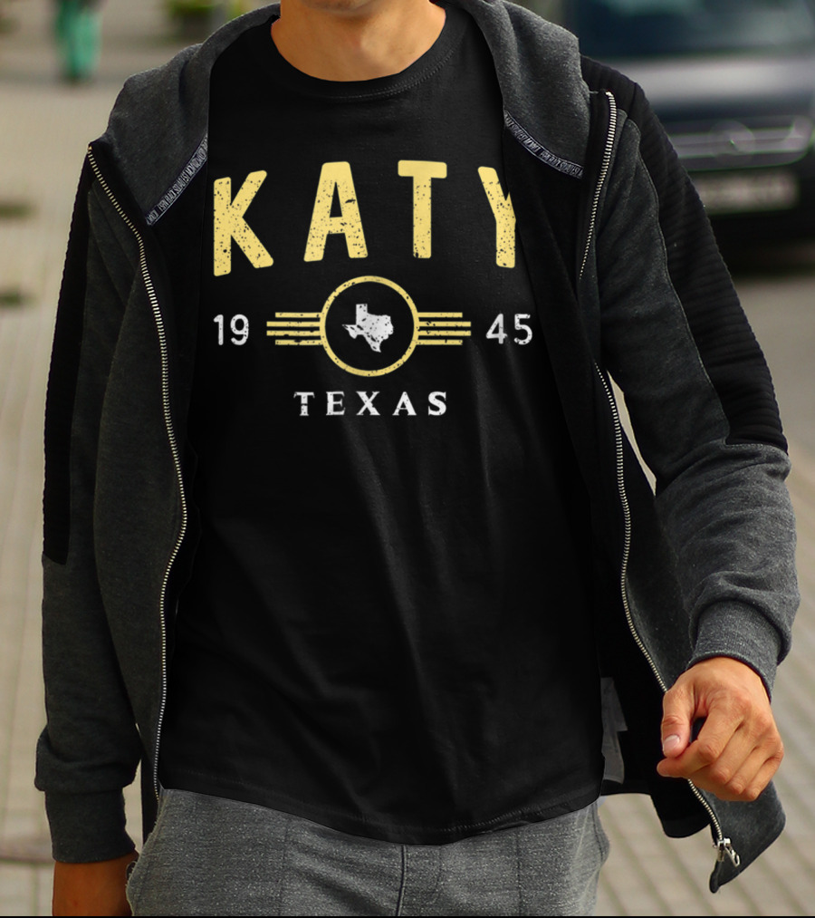 Katy Texas 1945 Vintage Home City TX T-Shirt