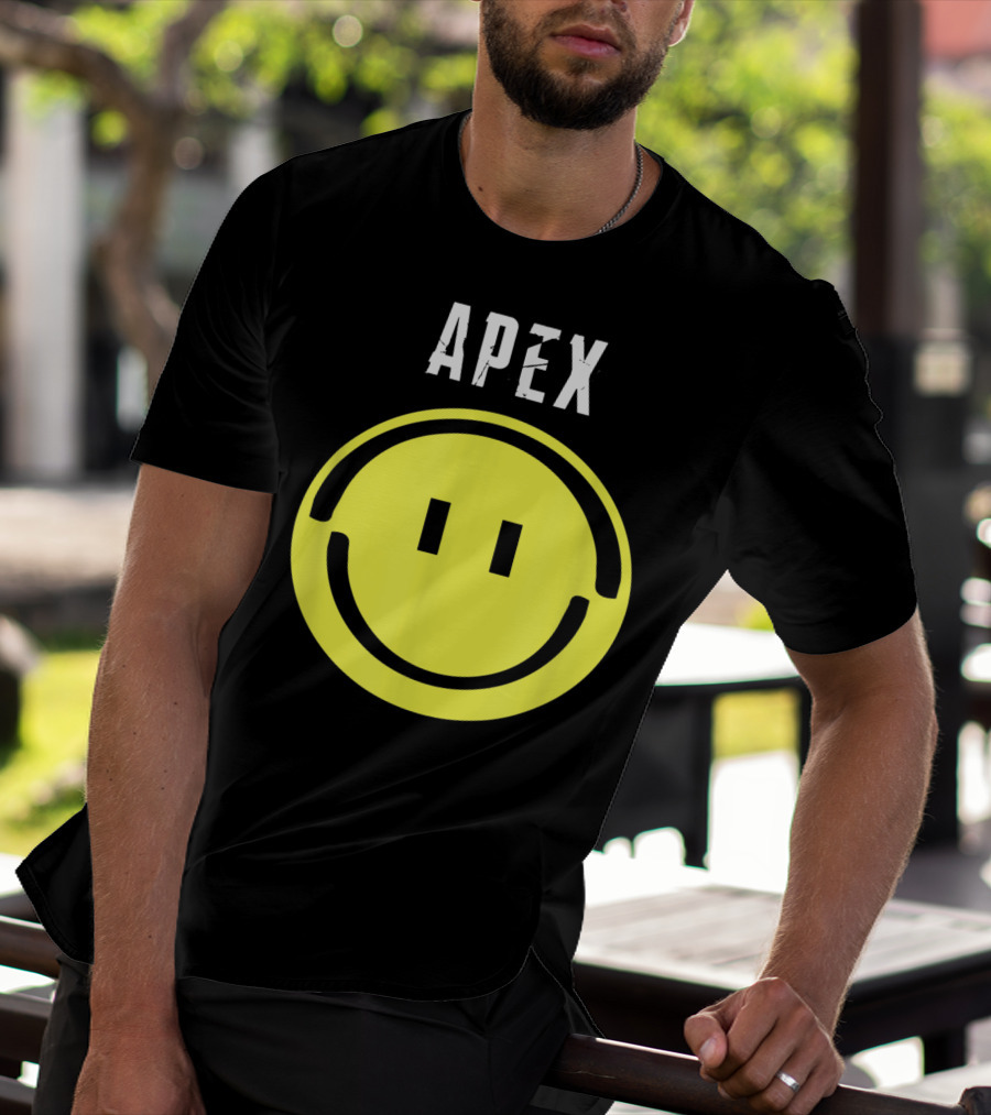APEX Happy Pathfinder Game Smiley Face T-Shirt