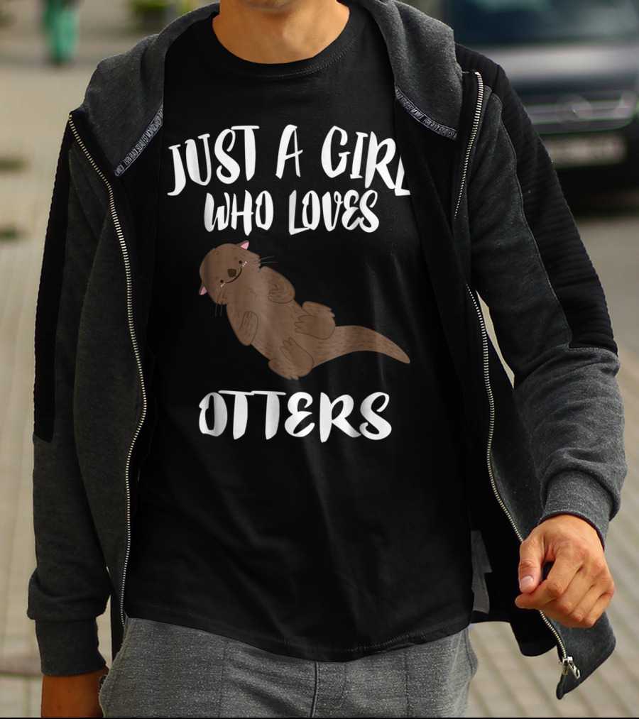 Just A Girl Who Loves Otters T-Shirt