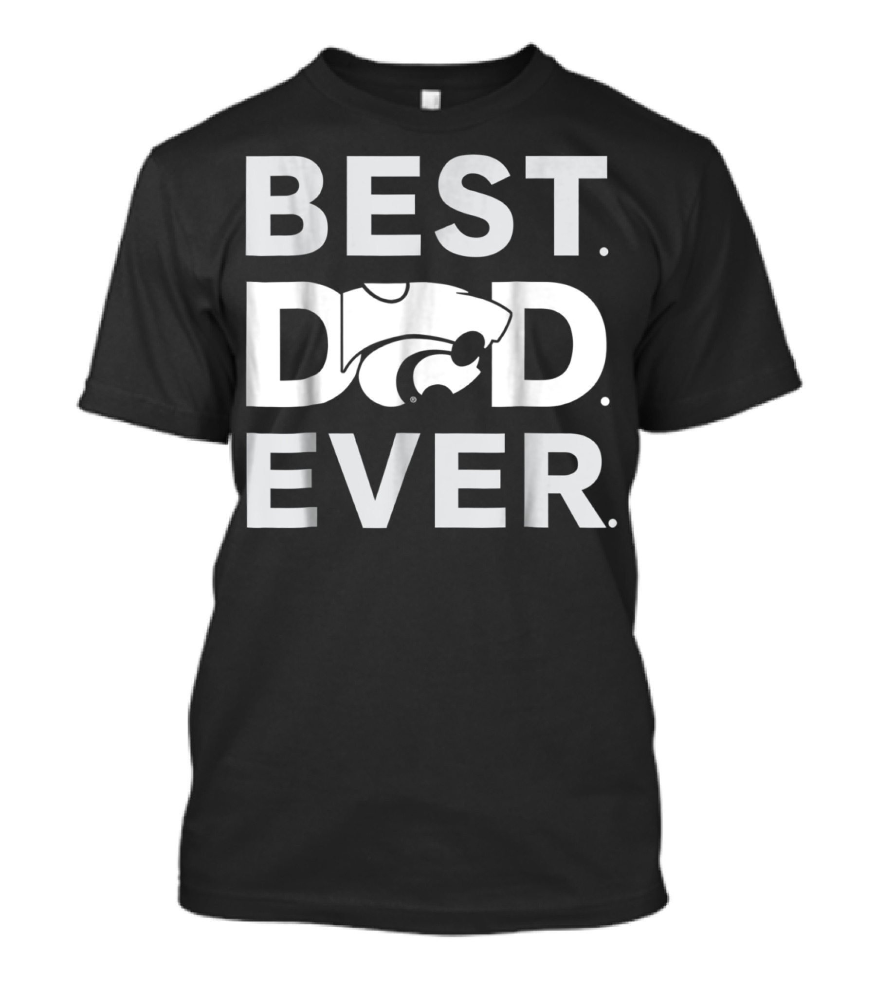 Kansas State Wildcats Best Dad Ever T-Shirt