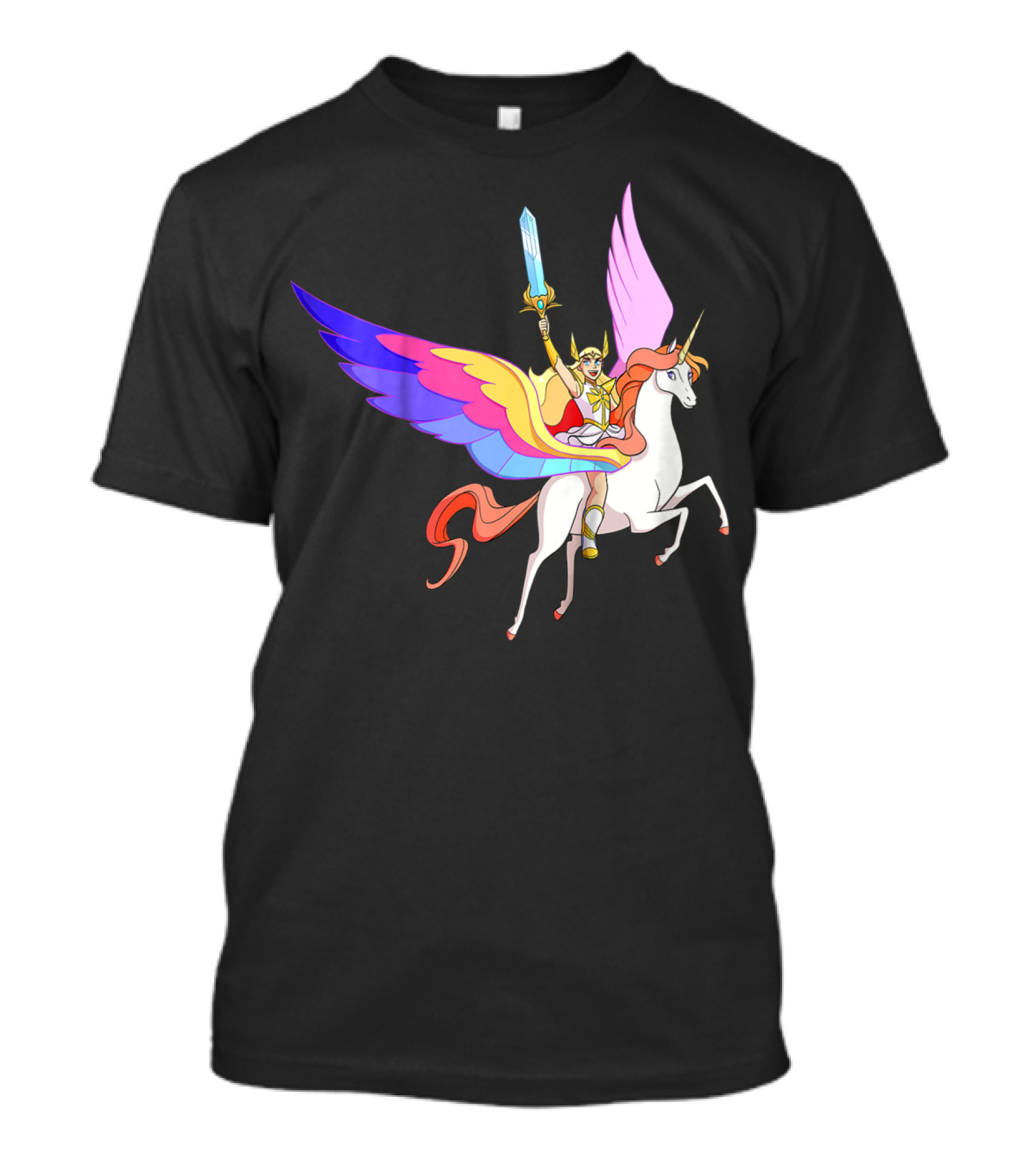 She Ra Kids DreamWorks Action Adventure With Swift Wind Pegasus T-Shirt