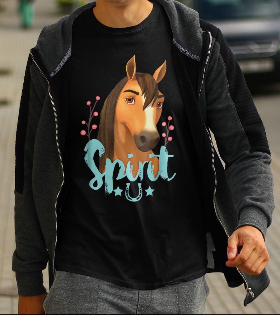Kids DreamWorks Spirit Riding Free Spirit Horse Character T-Shirt