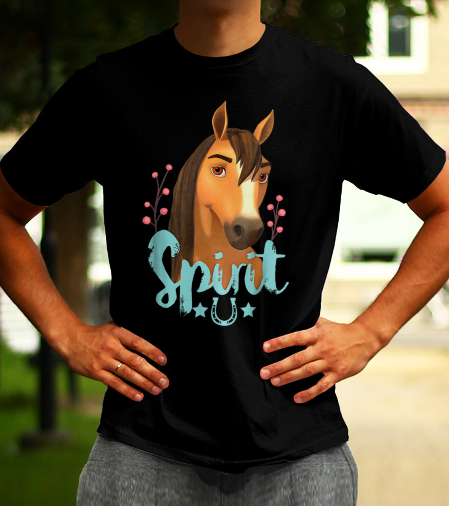 Kids DreamWorks Spirit Riding Free Spirit Horse Character T-Shirt