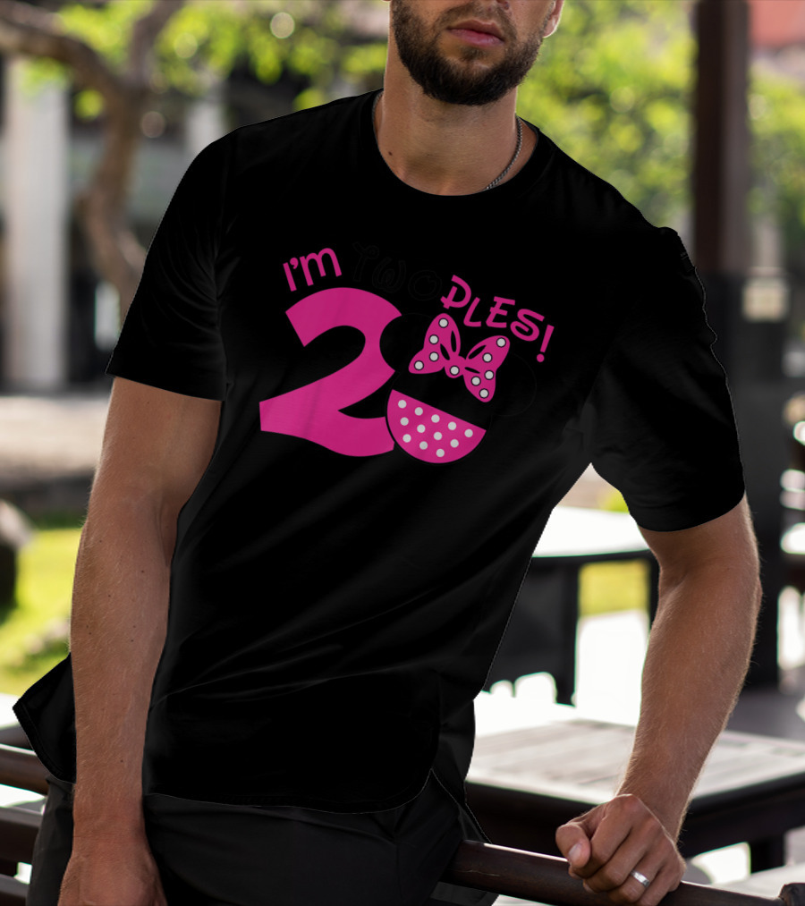I'm Two Ples Mouse 2nd Birthday T-Shirt