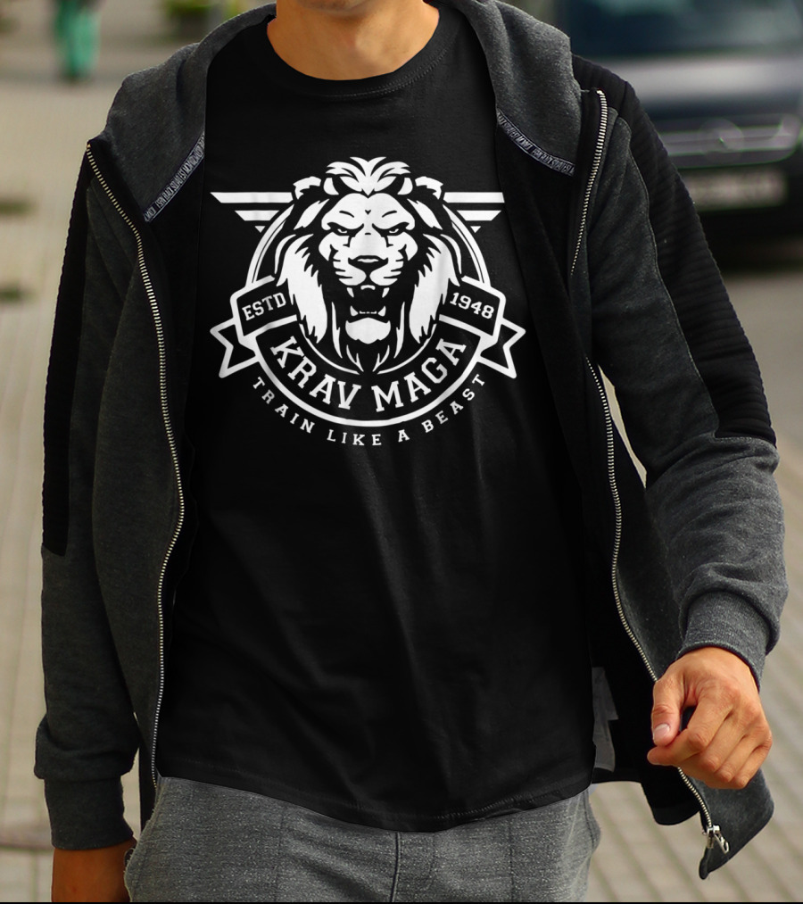 KRAV MAGA TRAIN LIKE A BEAST ESTD 1948 T-Shirt