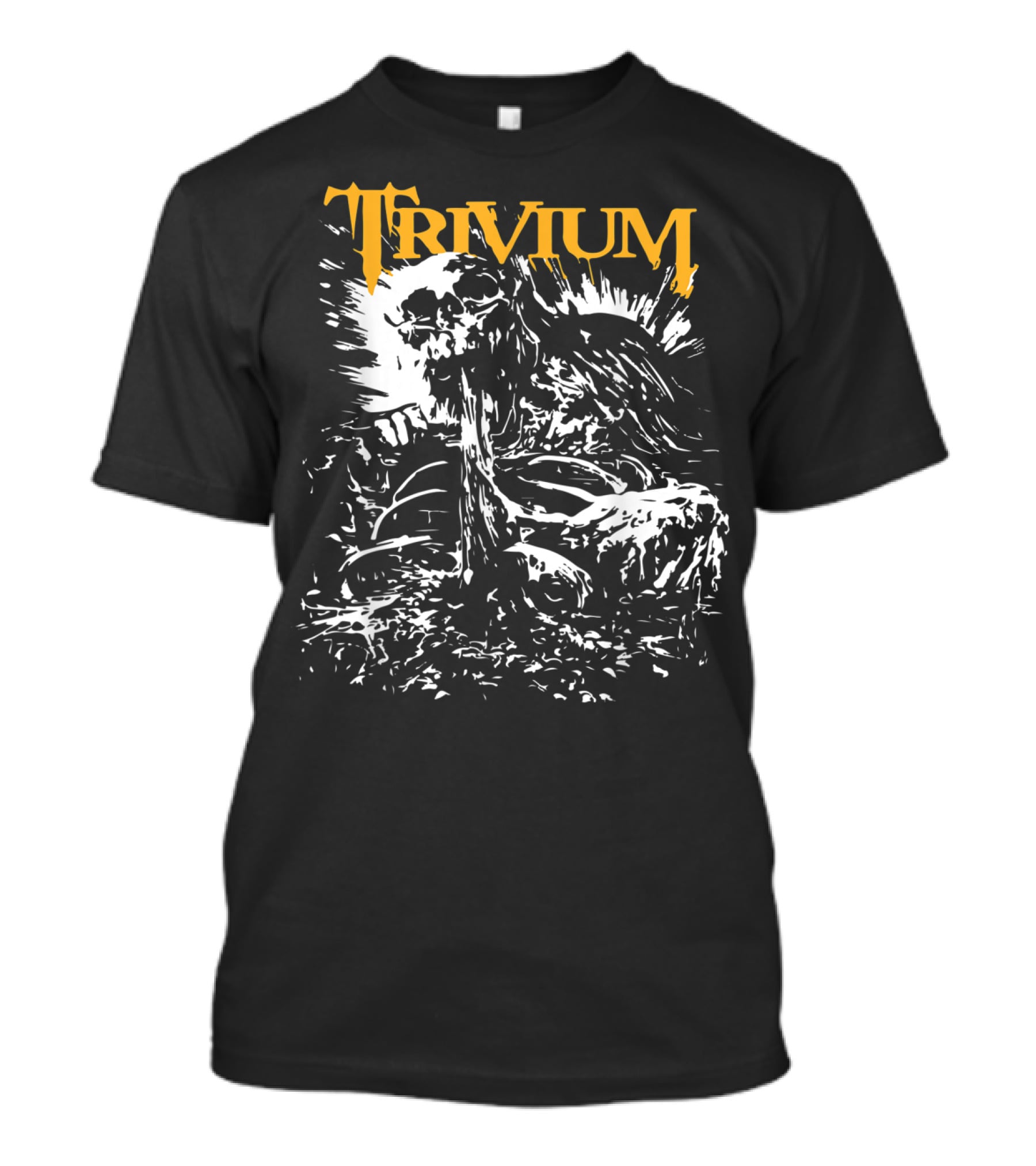 Trivium Heavy Metal Skull T-Shirt