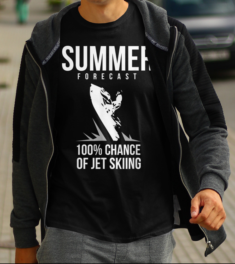 Summer Forecast 100% Chance Of Jet Skiing T-Shirt