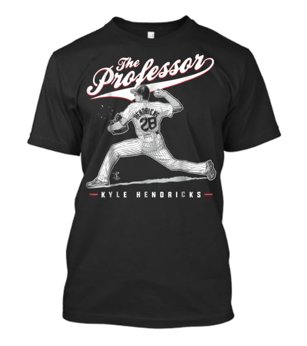 Kyle Hendricks The Professor 28 Pitching Legend T-Shirt