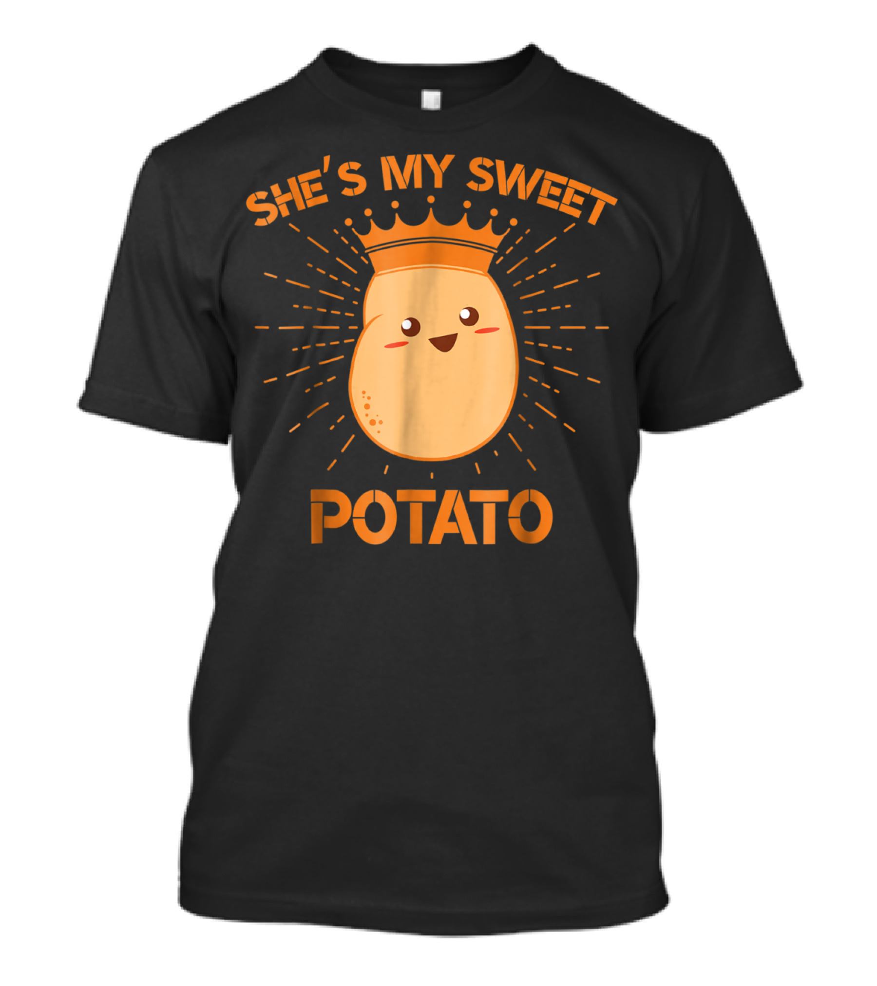 She's My Sweet Potato Potato King Cute Cartoon T-Shirt