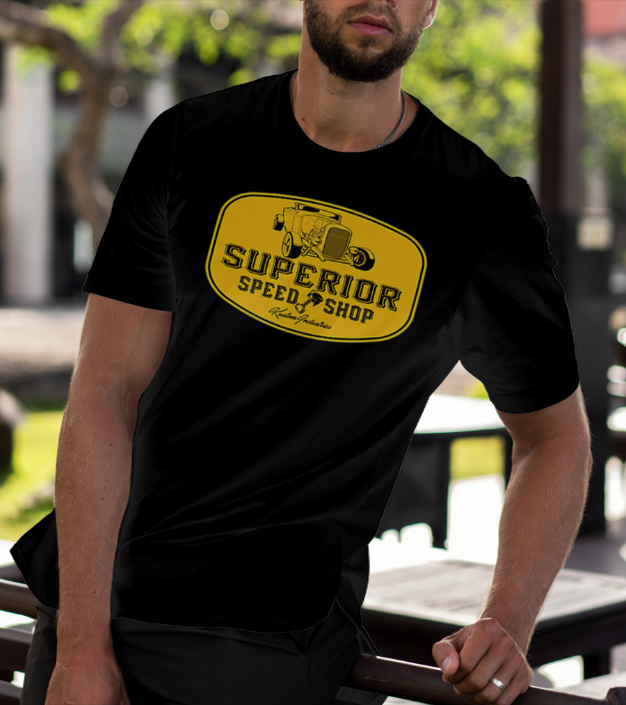 Superior Speed Shop Kustom Industries Retro Hot Rod T-Shirt