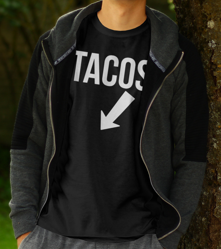 Tacos Arrow Pregnancy Announcement T-Shirt