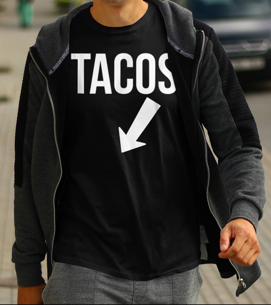 Tacos Arrow Pregnancy Announcement T-Shirt