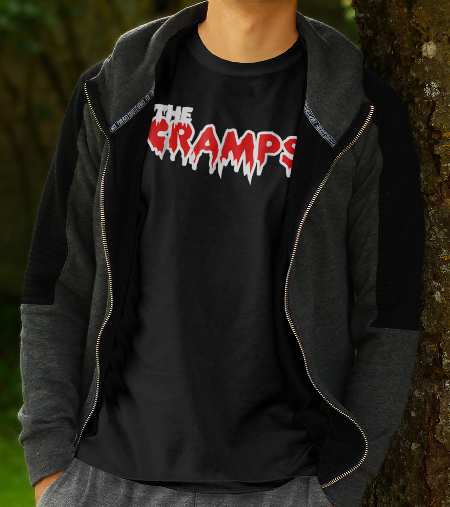 The Cramps Horror Drip Text T-Shirt